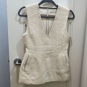 By  Marlene  Birger  Carnen Cream Blouse Size 34